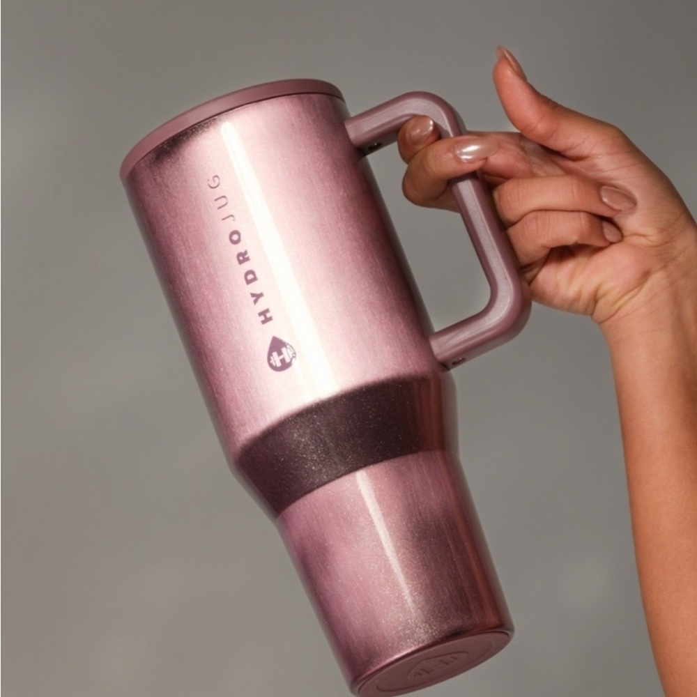 HydroJug Dream cat eye  Pink Travel Mug 40oz new